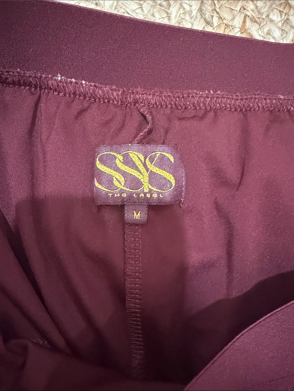 SSYS Women's Floral Gathered Skirt w/ built in shorts in Plum